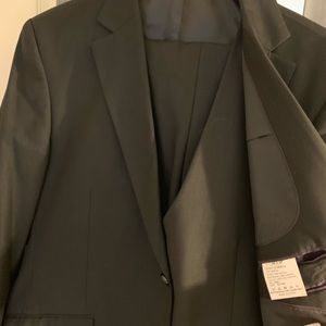 Men 3 Piece Black Suit